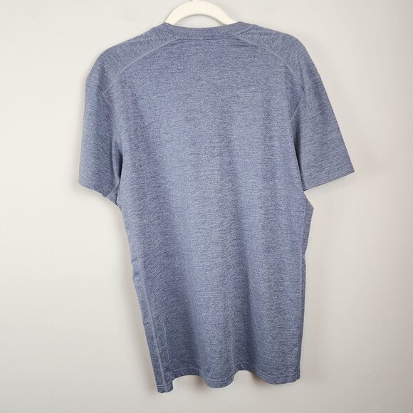 Nike short sleeve performance t shirt sz L men gray dri fit - Picture 4 of 7